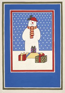 クリスマス雪だるま 作： Lavinia Hamer